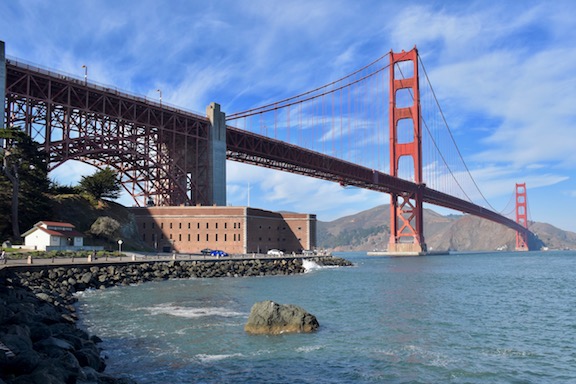 Golden Gate Bridge December 18, 2017